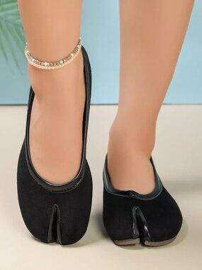 Split-Toe Slip-Ons